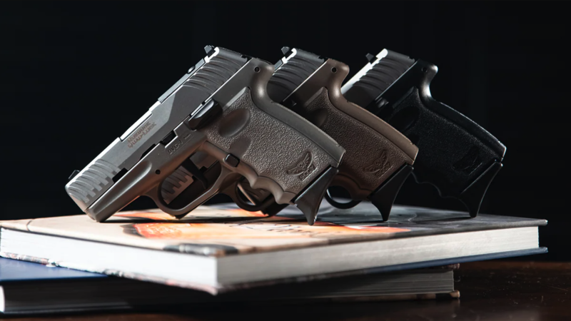 three sccy dvg-1 pistols